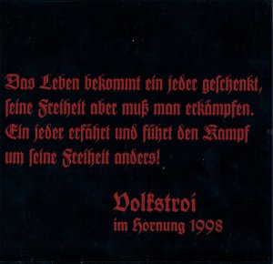 Volkstroi - Euer Hass ist unsere Kraft (1998)