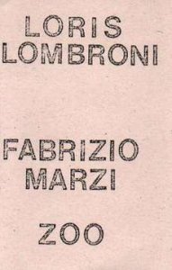 Loris Lombroni & Fabrizio Marzi - Zoo (1979)