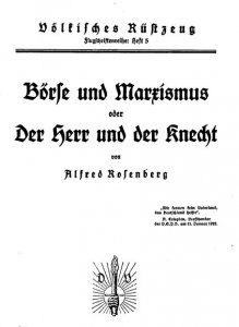 Alfred Rosenberg - Börse und Marxismus