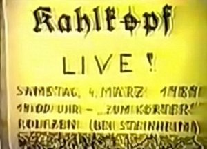 Kahlkopf - Live in Rolfzen 04.03.1989