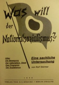 Rolf Sturmer - Was will der Nationalsozialismus