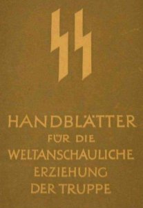 SS - Handblätter für die weltanschauliche Erziehung der Truppe