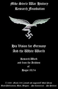 His Vision for Germany and the White World