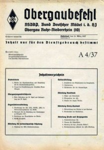 Obergaubefehl - 15. Marz 1937