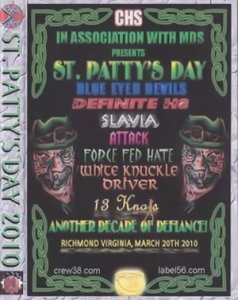 St. Patty's Day 2010 - live in Richmond, Virginia, USA, 20.03.10