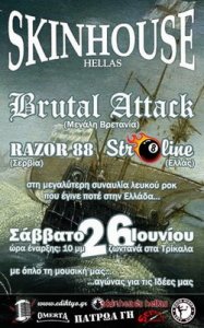 Brutal Attack - Live at Skinhouse Hellas 26.06.2010