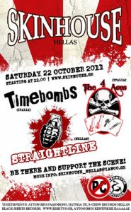 Timebombs - Live at Skinhouse Hellas 22.10.2011