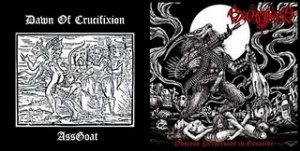 Excruciate 666 & Dawn Of Crucifixion - Obscene Perversion In Genocide/GoatAss (2010)