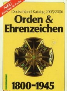 Deutschland Katalog Orden & Ehrenzeichen 1800-1945