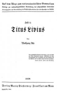 Wolfgang Aly - Titus Livius