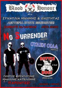 Battle Dogs, No Surrender & Ouden Oida - Memorial Gig 21.12.2013