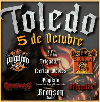 Pugilato, Bronson & Iberian Wolves - Live in Toledo, Spain 05.10.2024